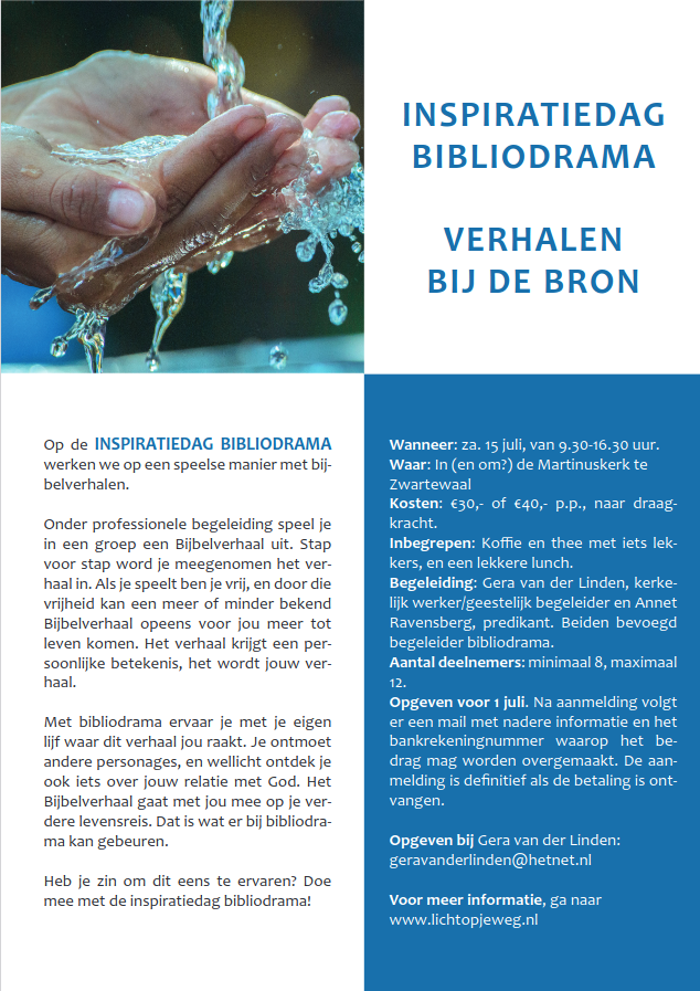 Inspiratiedag Bibliodrama
